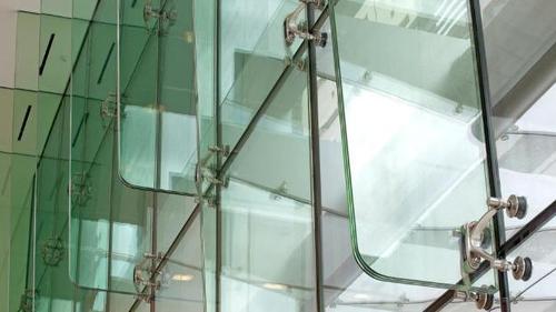 TOUGHENED GLASS WITH SLIDING FITTING