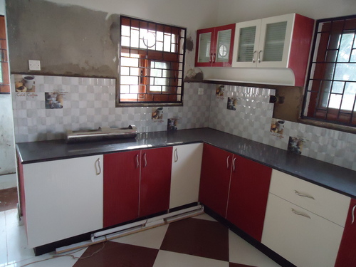 Red And White Colour Kitchen Aamphaa Projects No 63 190 Kpk Red And White Colour Kitchen Aamphaa Projects No 63 190 Kpk Complex 100 Feet Road Jawaharlal Nehru Near Koyambedu Bus Stand Chennai India
