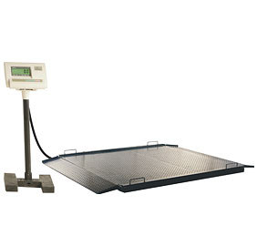 Platform Scale With Roller Ramp