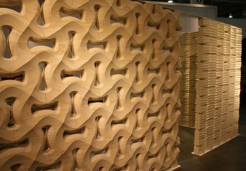Wooden 3D wall panel