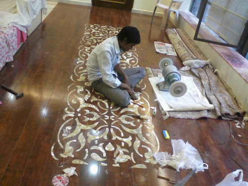 Wooden MOP Inlay Floor