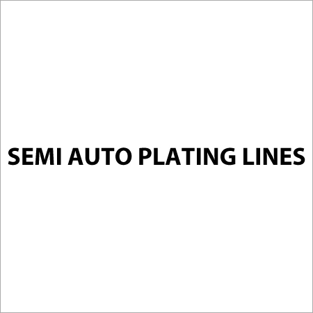 Semi Auto Plating Lines