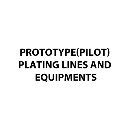 Prototype Plating Lines