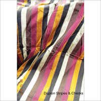 Check And Stripe Dupion Fabrics
