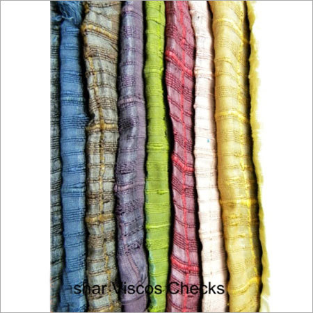 Tashar Viscose Checks Fabrics