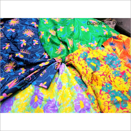 Printed Silk Fabric