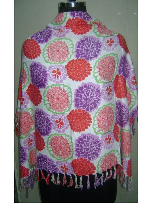 Flower Printed Stole