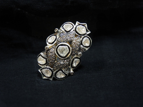 Rose Cut Diamond Ring