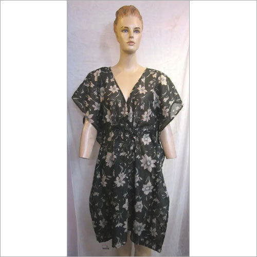 Polyester Flower Printed Tunic