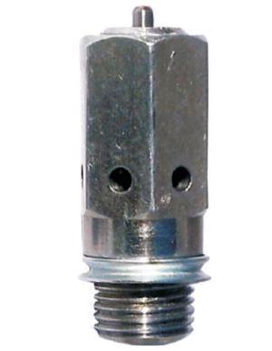 Metal Pressure Valve - 2x2x3 Inches, Silver, 150 PSI, 1/2 NPT Threads, Durable Reliable Precise