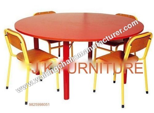 Round School Table With Chairs