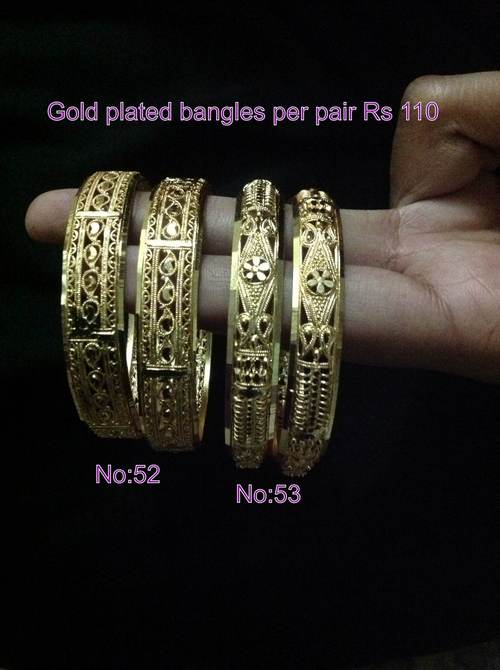 Gold Plated Bangles 
