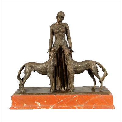 Ancient Woman Warrior Sculpture