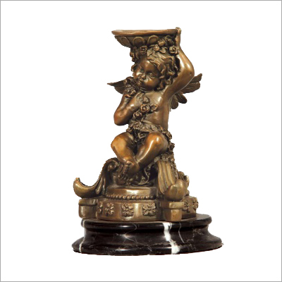 Candleholder with Baby statue