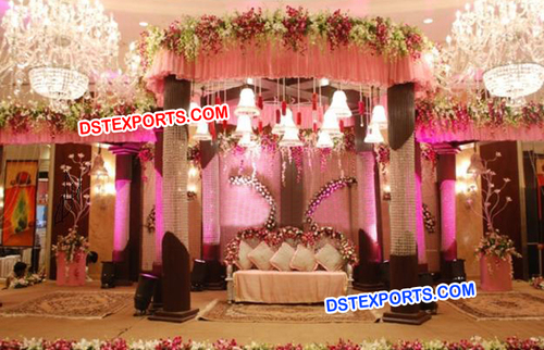 Crystal Decor Mandap For Wedding