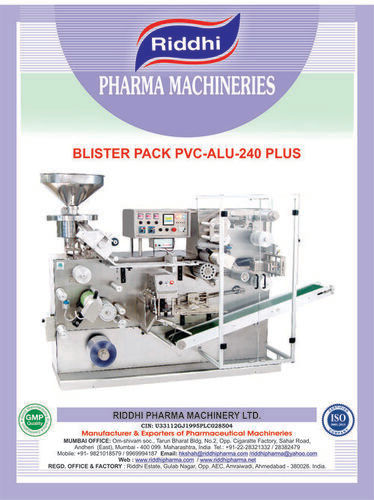 Blister Packing Machine 150 240 pvc alu alu alu