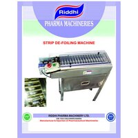 Strip De Foiling Machine - Automatic Grade: Automatic