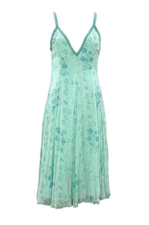 Spaghetti Straps Chiffon Dress for Ladies