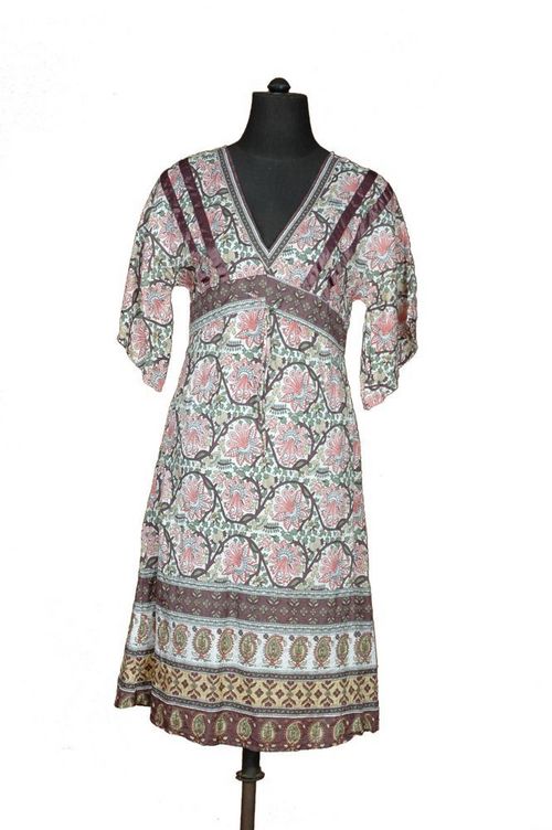 Short Sleeve Dress for Ladies