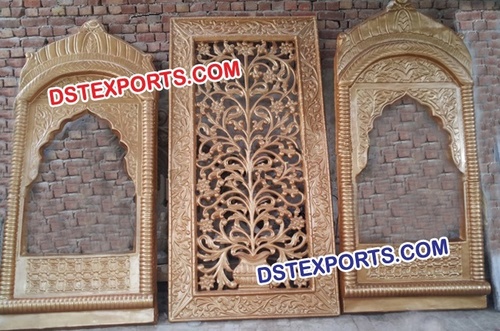 Indian Wedding Stage Set Fiber Backdrop Panels
