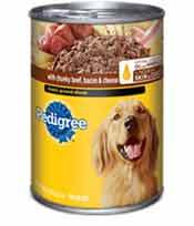 Pedigree Meaty Ground Dinner  with Chunky Beef, Bacon & Cheese (Wet)
