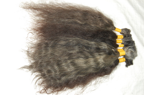 DARK GREY CURLY HAIR