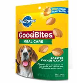 Pedigree GOODBITES Oral Care Snack Food for Dogs