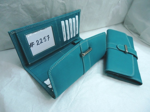 Designer Leather Wallet Purse
