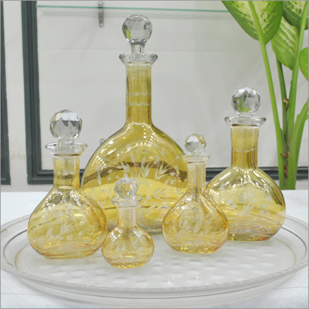 Yellow Perfume Bottles
