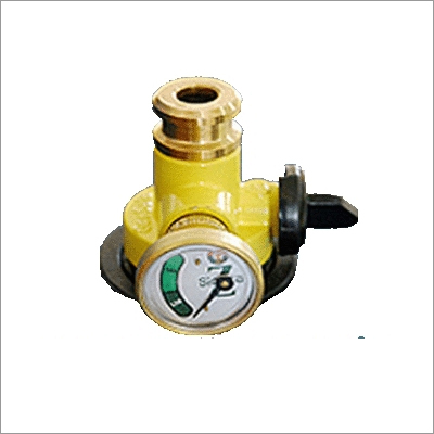 Multi Leval Marketing Products - Brass Gas Regulator, 1/2 Inch, Yellow | Gas Regulation, Safety Control, Pressure Gauge, Easy Installation, Durable Design