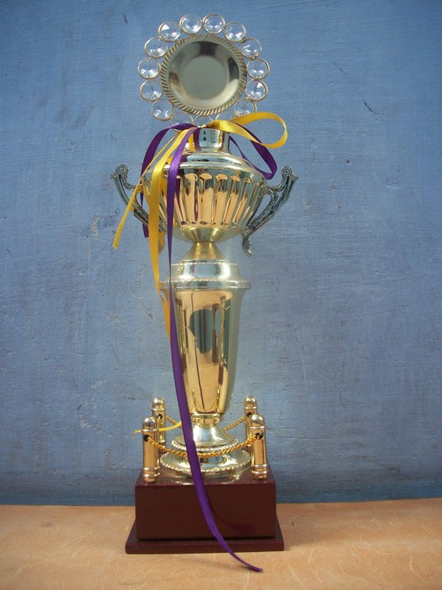 Eagle Pipe Diamond Plate - Wood Base, Metal Alloy, Gold Plated, 300-500mm, Polished Finish, Durable Design