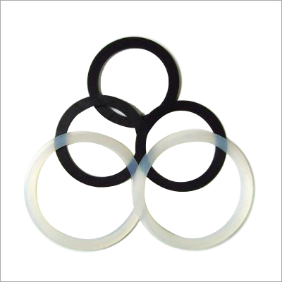 Silicone Rubber Seal - Custom Diameter, Black/White, 30-80 Shore A, Heat Resistant, High Elasticity