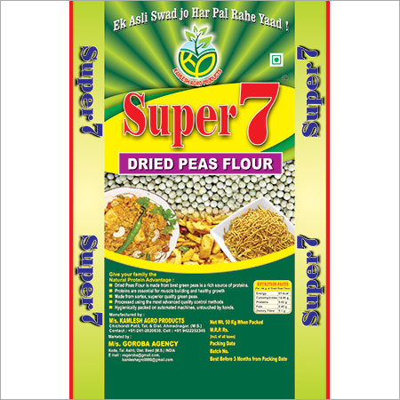Dried Peas Flour - Polyethylene Bag 25kg, Green | Gluten-Free, High Protein, Versatile, Nutritious