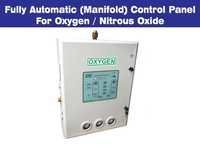 Fully Automatic Gas Control Panel - Metal, Compact Design, Gray Color | Optimal Flow Rate Exceeding 2500 Lpm, Pressure Gauge Display, Secure Locking Mechanism