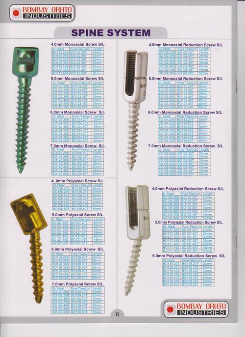 Pedicle Screw Fixation