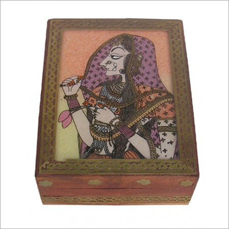 Painted Gemstone Box
