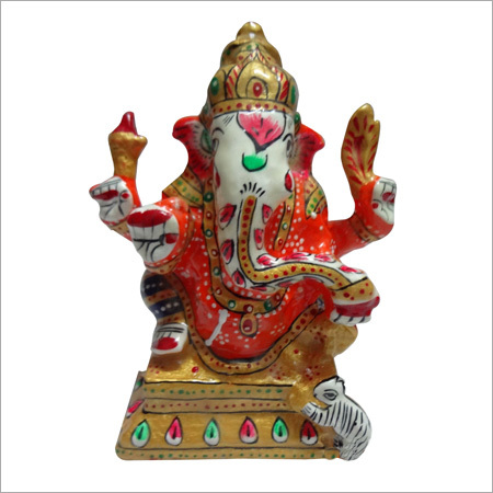 Metal Painted Ganesh