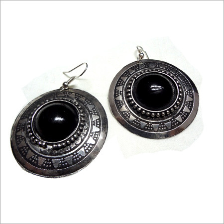 Metal Circular Earrings