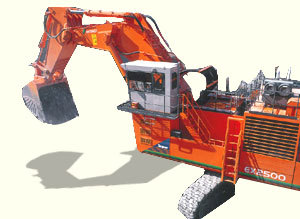 Hydraulic Excavator - EX2500, 1320 PS, 15.0 Cum Bucket, 26,800 Kgf Digging Force | Backhoe, Heavy Weight, Durable Arm