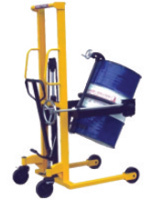 drum-euipments - Hydraulic Manual Drum Lifter 500-2000 Kgs, Fork 900-2000 mm, Polyurethane Wheels, Vertical Pick Tilting