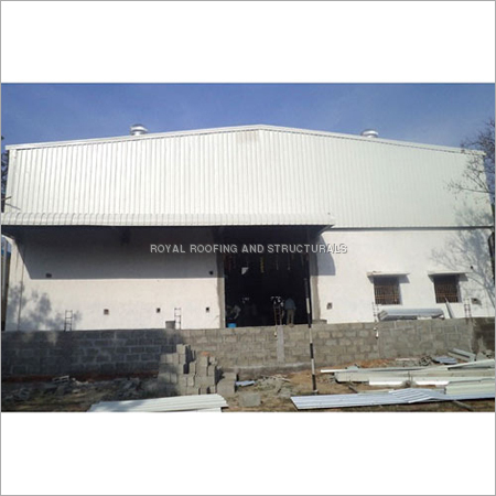 Warehouse Roofing Shed - Steel/Aluminum, Variable Size, White | Durable, Weather Resistant, Easy Assembly, Versatile Design