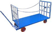 Platform Truck with Two Side Support - Capacity 500-2000 Kgs, Custom Size Options, Slope Prevention