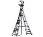 Alluminium Self Support Extension Ladder - Aluminum, 10-24 Ft Closed, 17-40 Ft Extended | Self-Supporting, Hydraulic, Portable
