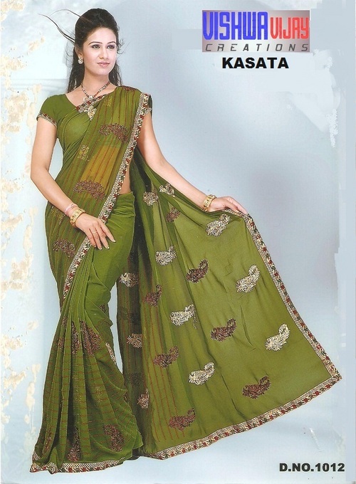 Sixty Grams Embroidery Sarees