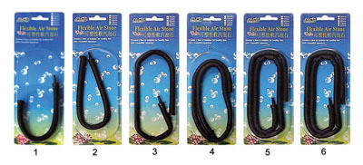 kw Aim Flexible Air Stone - PVC, 30-120cm, Black | Flexible, Durable, Adjustable, Efficient, J-Hook Shape
