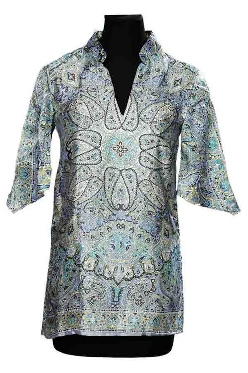 Fancy Short Printed Kaftan for Ladies