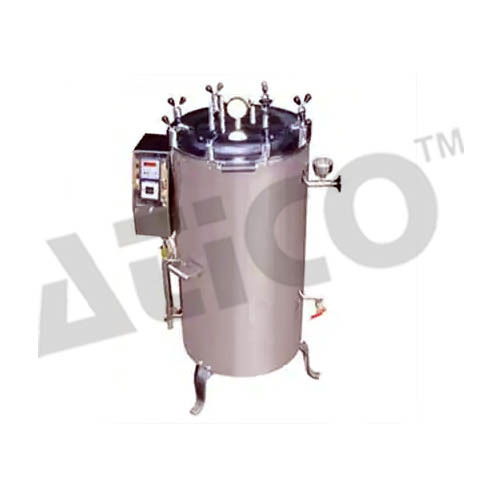 Double Wall Vertical Autoclave Chamber Size: 50Ltrs