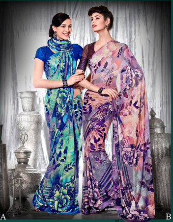 Bridal Printed Saree