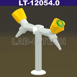 Two Way Bench Mounted Gas Tap