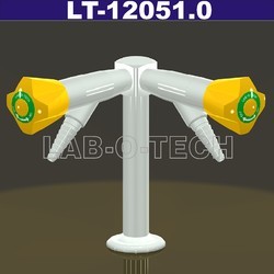 Bench Mounted " V" Type Two Way Tap With 45 Degree